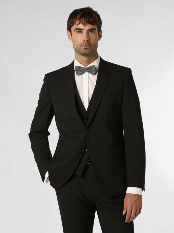 BOSS Baukasten-Sakko Herren Slim Fit Schurwolle grau