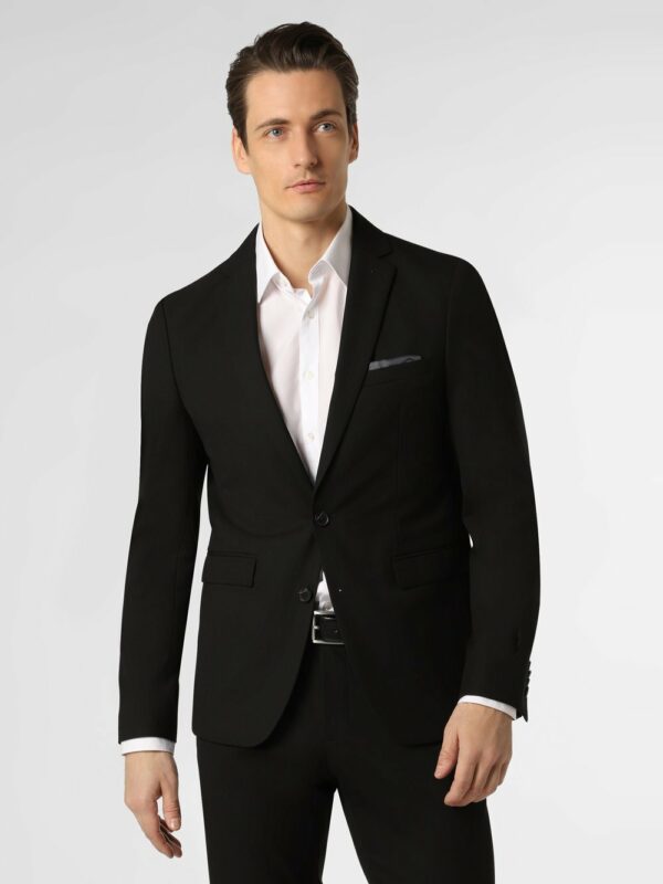 Finshley & Harding Baukasten-Sakko Herren Slim Fit schwarz