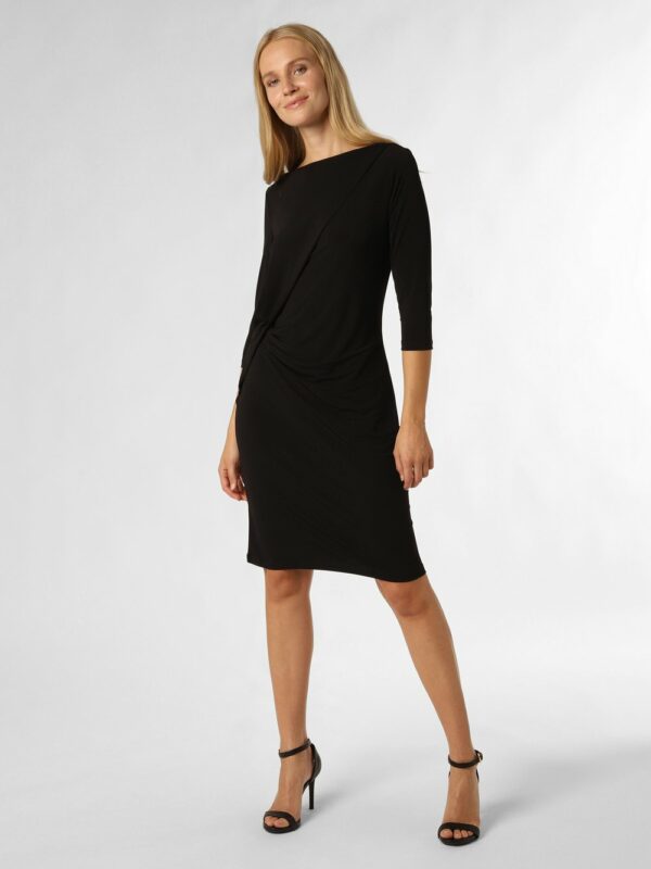 comma Kleid Damen Rundhals schwarz